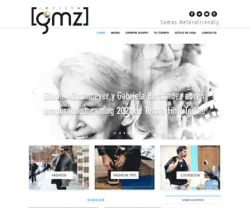 GMZ.cl(Revista para hombres con estilo) Screenshot