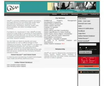 Gnaipr.com(Patent firms in India) Screenshot