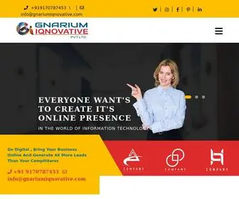 GnariumiqNovative.com(GNARIUM IQNOVATIVE) Screenshot