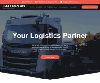 Gnaroadlines.com.au(Your Logistics Partner) Screenshot