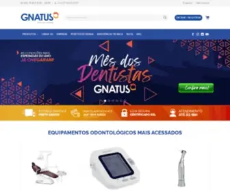Gnatus.com.br(Produtos Odontológicos e equipamentos para odontologia em Todo o Brasil) Screenshot