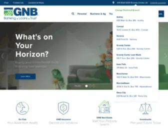 GNbbank.com(Banking, Lending and Trust Services) Screenshot
