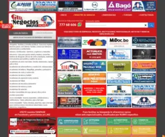 GNB.com.bo(GUIA DE NEGOCIOS BOLIVIA) Screenshot