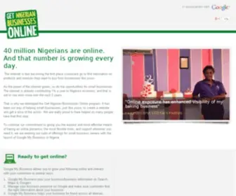 Gnbo.com.ng(Get Nigerian Businesses Online) Screenshot