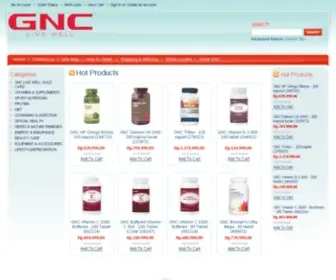 GNC.co.id(GNC Live Well Indonesia) Screenshot