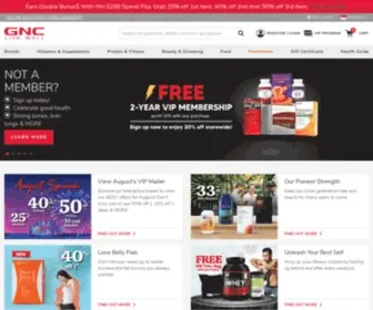 GNC.com.sg(GNC Singapore) Screenshot