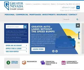 Gncu.org(Greater Nevada Credit Union) Screenshot