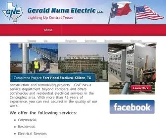 Gnellctx.com(Gerald Nunn Electric) Screenshot