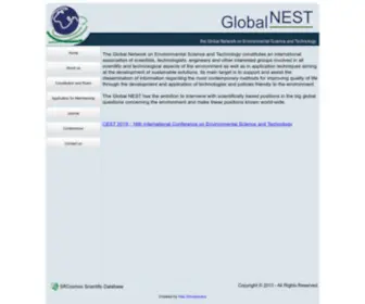 Gnest.org(Global NEST) Screenshot