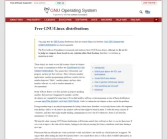 Gnewsense.org(List of Free GNU/Linux Distributions) Screenshot