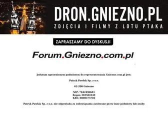 Gniezno.com.pl(Super portal o Gnieźnie Zapraszamy do odwiedzin) Screenshot