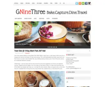 Gninethree.com(Singapore Food Blog) Screenshot