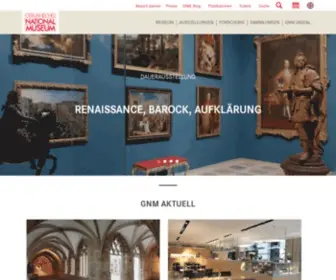 GNM.de(Ihr Museum in Nürnberg) Screenshot