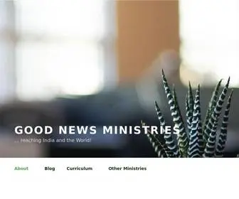 Gnmindia.org(Good News Ministries) Screenshot