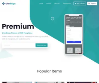 Gnodesign.com(Premium WordPress Themes) Screenshot