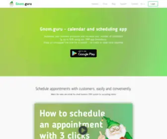 Gnom.guru(Scheduling app) Screenshot