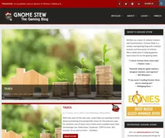 Gnomestew.com(The Gaming Blog) Screenshot