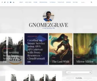 Gnomezgrave.com(Here lie the thoughts of a gnome) Screenshot