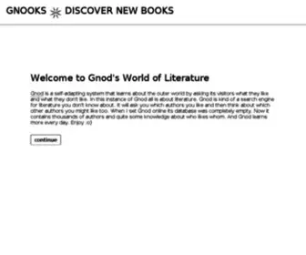 Gnooks.com(Discover new Books) Screenshot