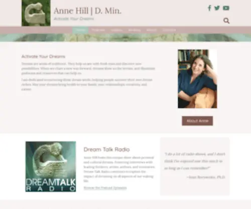 Gnosiscafe.com(Dream Talk Radio with Anne Hill) Screenshot