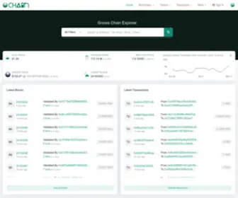 Gnosisscan.io(Gnosis Chain Blockchain Explorer) Screenshot