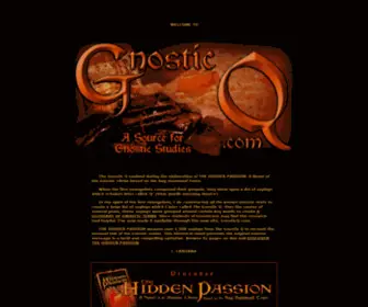 Gnosticq.com(The Gnostic Q) Screenshot