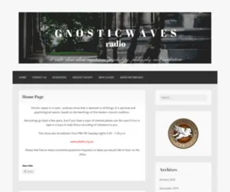 Gnosticwaves.com(   Gnostic waves) Screenshot