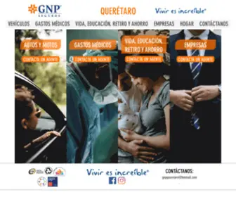 GNP-Queretaro.com(Querétaro) Screenshot