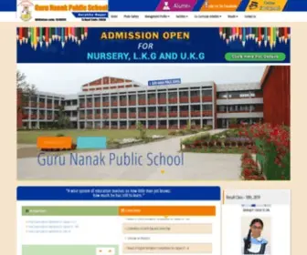 GNPSchool.org(Guru Nanak Public School) Screenshot
