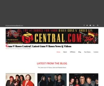 GNrcentral.com(Your #1 Source For All Things Guns N' Roses Related) Screenshot