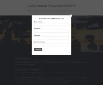 GNrsohio.org(GURU NANAK RELIGIOUS SOCIETY) Screenshot