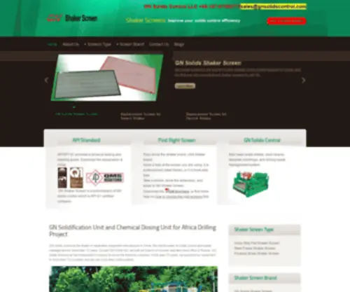 GNshakerscreen.com(GN Solids Screen) Screenshot