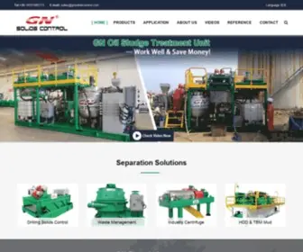 Gnsolidscontrol.com(GN Solids Control Equipment) Screenshot