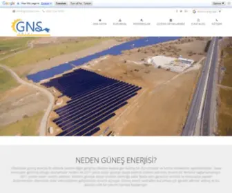 GNssolar.com(Güneş enerji santrali projesi) Screenshot