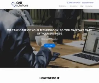 GNtsolutions.com(GNT Solutions) Screenshot