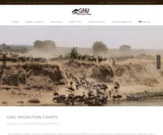 Gnucamp.com(Gnu migration camps) Screenshot