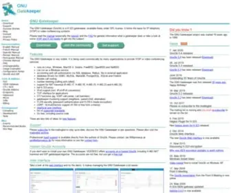 Gnugk.org(GNU Gatekeeper) Screenshot
