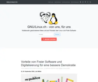 Gnulinux.ch(Linux und Freie Software News) Screenshot