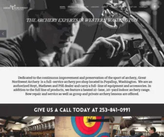 Gnwarchery.com(Great Northwest Archery Shop & Range) Screenshot