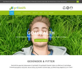 GO-4-Health.com(Dein Begleiter zu einem gesünderen Leben) Screenshot