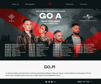 GO-A-Band.com(A Ukrainian electro) Screenshot