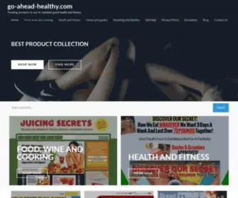 GO-Ahead-Healthy.com(Home) Screenshot