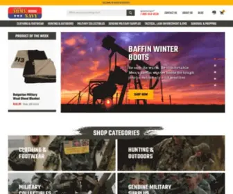 GO-Armynavy.com(Army Surplus Store) Screenshot