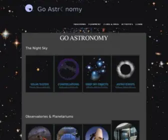 GO-Astronomy.com(Your visual guide to amateur astronomy) Screenshot