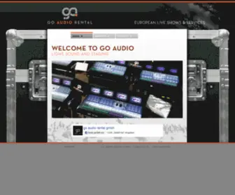 GO-Audio.com(Go Audio Rental GMBH) Screenshot
