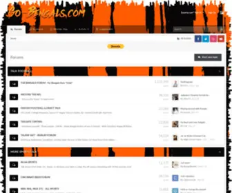 GO-Bengals.com(The Best Bengals Fan Site In The World) Screenshot