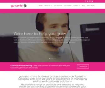 GO-Centric.co.uk(Home of the customer service specialists) Screenshot