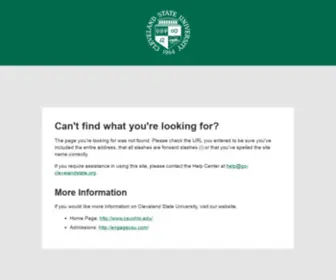 GO-Clevelandstate.org(Cleveland State University) Screenshot