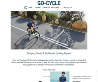 GO-CYcle.co.za(Cycling apparel for mountain biking and road cycling) Screenshot