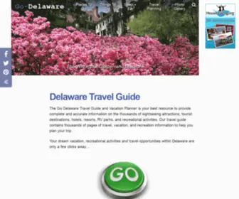 GO-Delaware.com(Delaware Travel Vacation and Recreation Guide) Screenshot